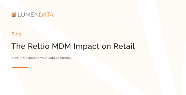 LumenData MDM Services for Data Accuracy and Control