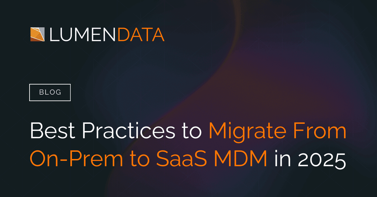 Best Practices to Migrate From On-Prem to SaaS MDM in 2025