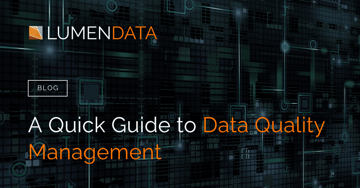 Data Quality Management Guide