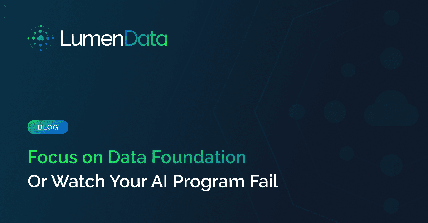 Data Foundation for AI