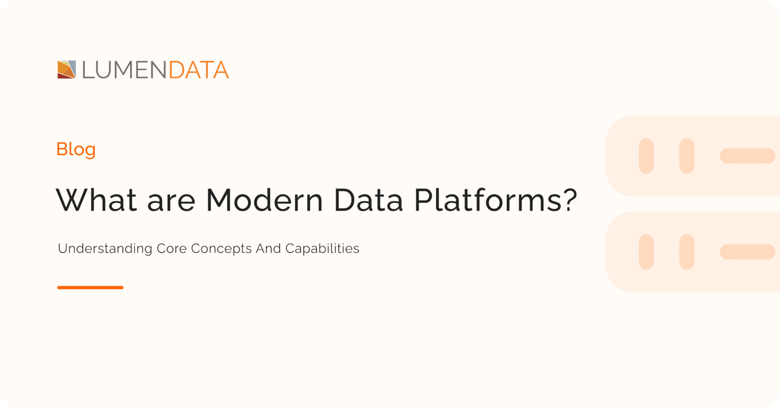 What are Modern Data Platforms?