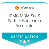 Informatica IDMC MDM SaaS Partner Bootcamp Associate