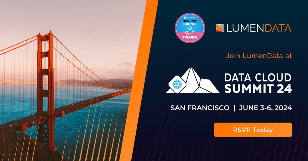 LumenData at Snowflake DataCloudSummit in San Francisco