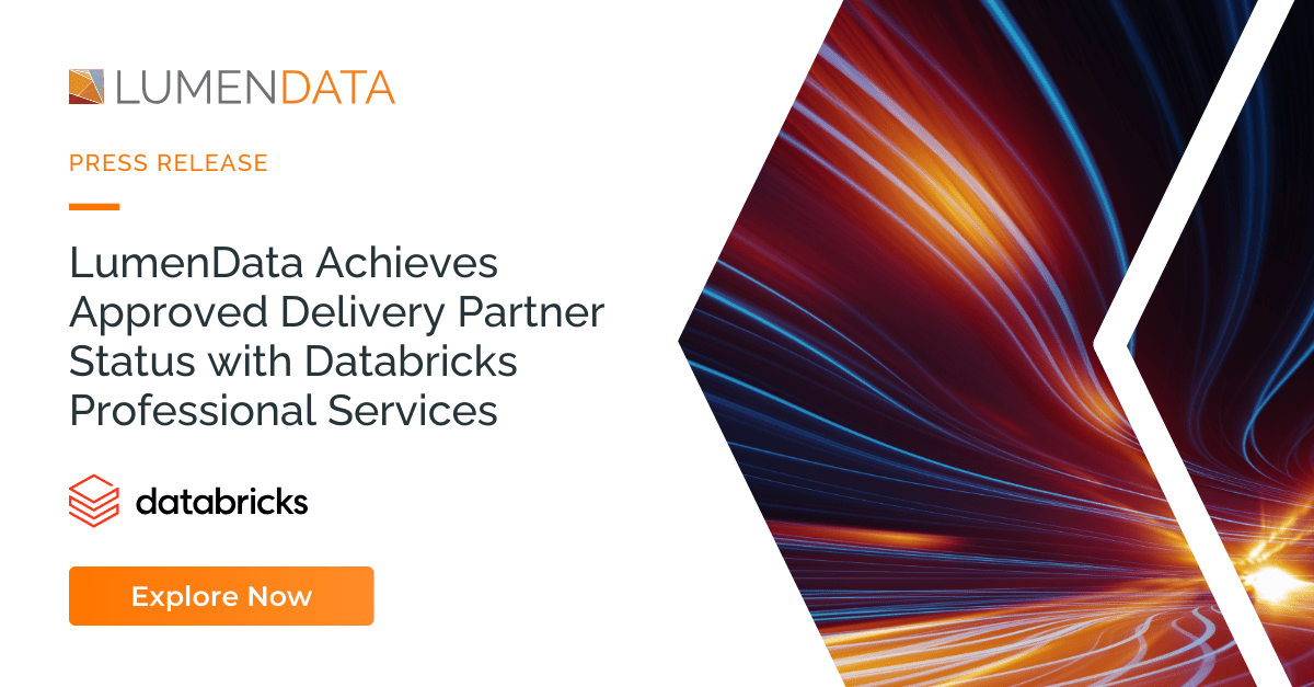 LumenData Achieves Approved Delivery Partner Status with Databricks Professional Services