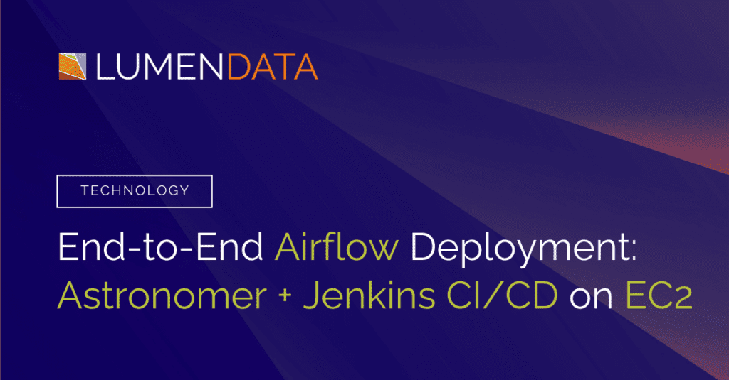 End-to-end Airflow deployment using Astronomer and Jenkins CI/CD on AWS EC2
