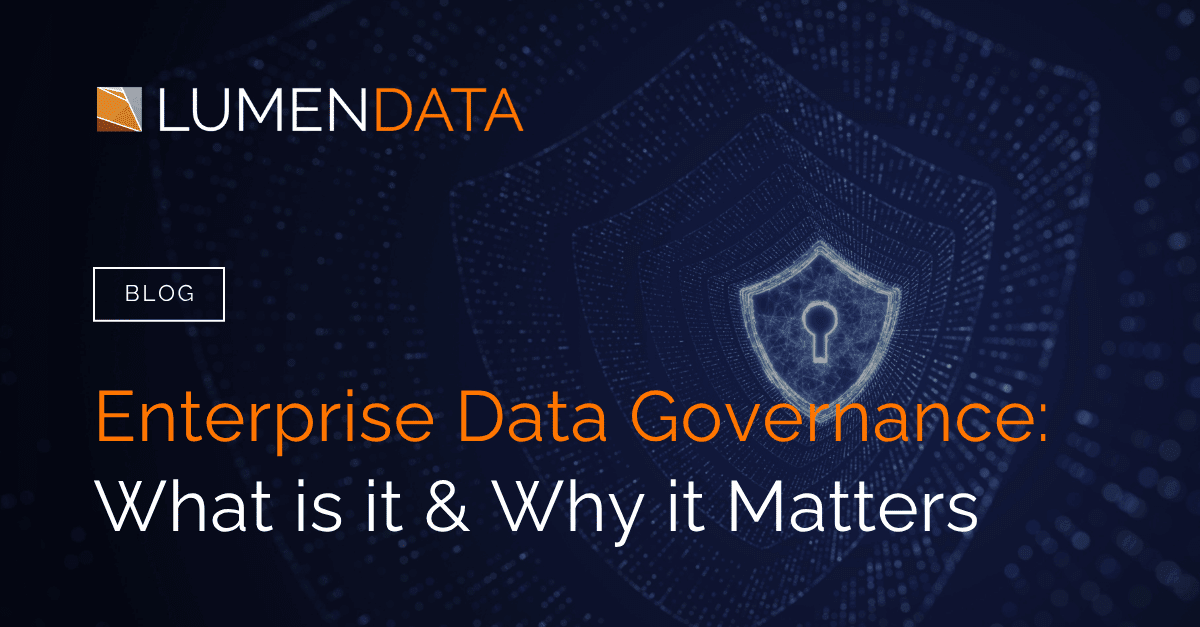 Data Governance, Enterprise Data Governance