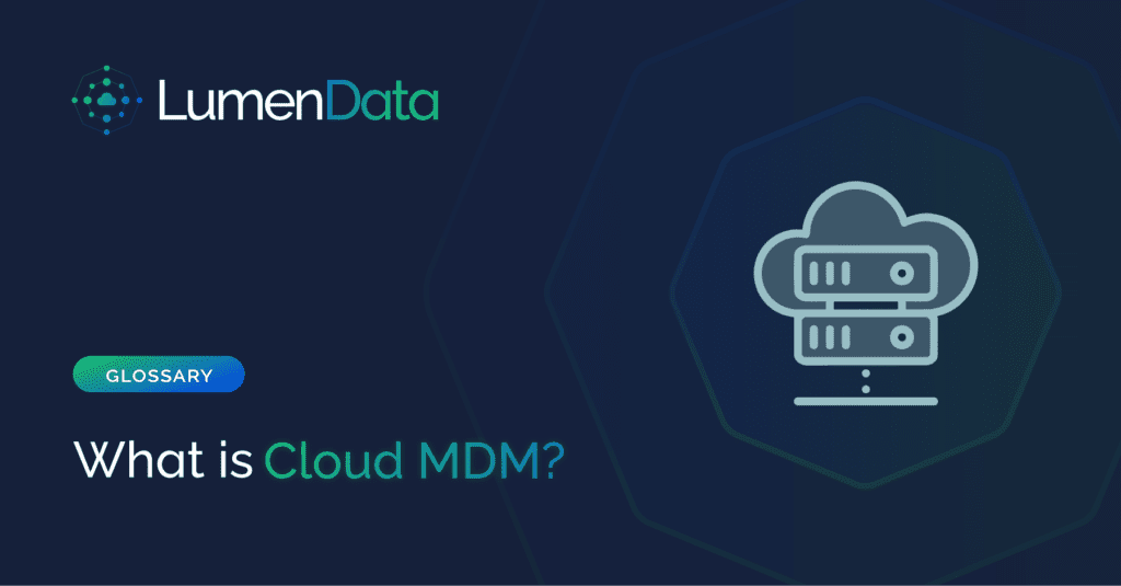 Cloud MDM, LumenData, Glossary, MDM, Master Data Management, Cloud Products, Cloud Modernization